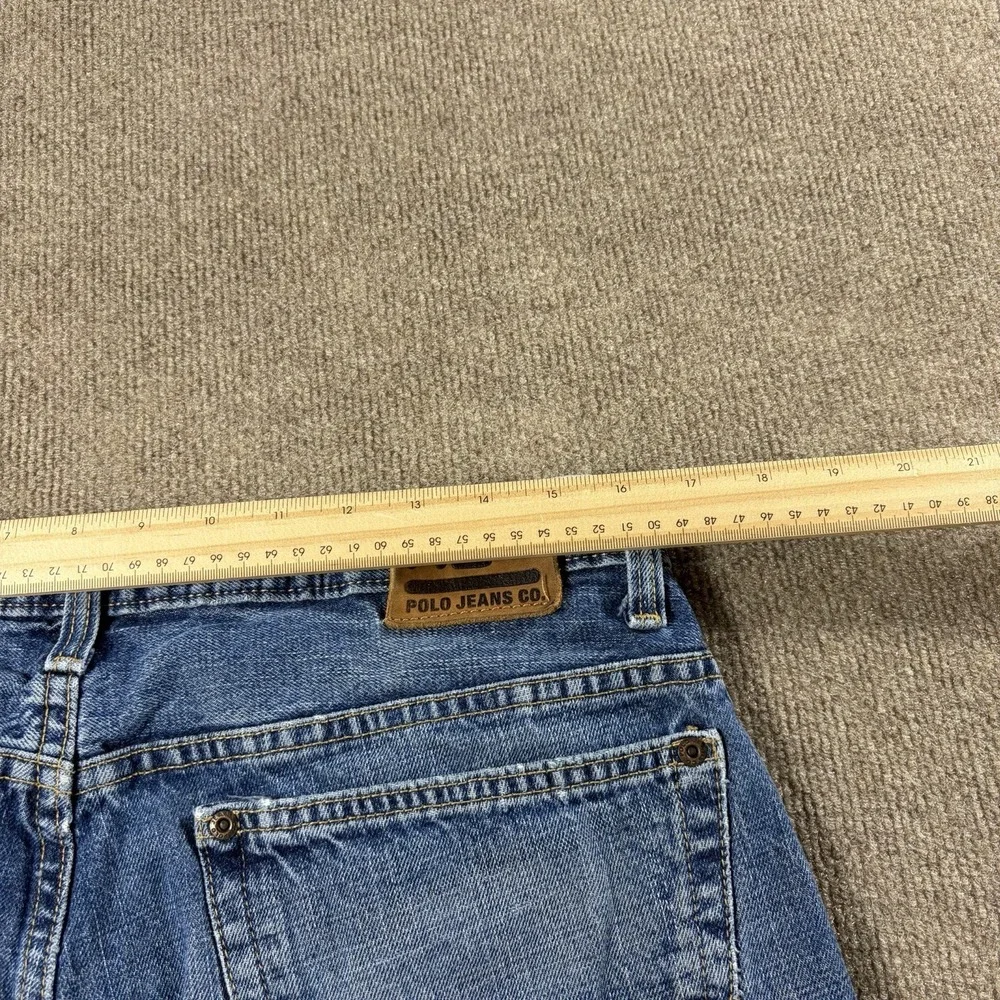 Vintage Y2K Polo Jeans Co Ralph Lauren Carpenter Jeans Mens 33X32 Blue Denim